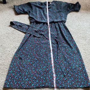 Dress, Vintage Stuart Alan Flowers